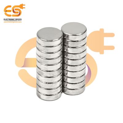5mm x 1.5mm Strong Silver Disc Shape Neodymium Magnet Pack of 100